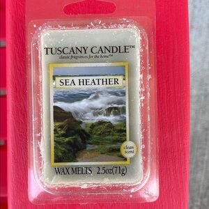 Tuscany Candle Sea Heather Wax Melts NEW Discontinued scent Beach Ocean Gray HTF